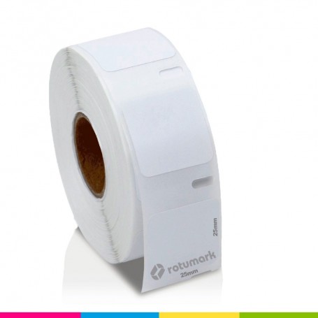 Rollo 25mmx25mm 30332 de etiquetas DYMO compatibles